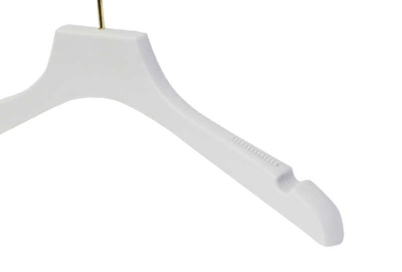 White Simple Anti-slip Practical Plastic Hanger