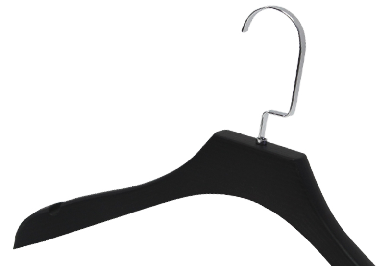 Black Anti-slip Lightweight Simple Plastic Hanger