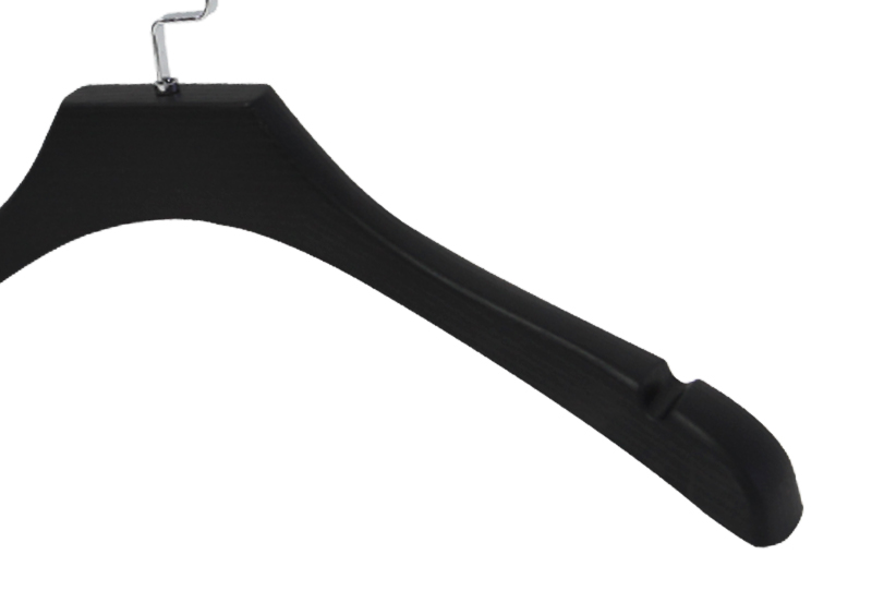 Black Anti-slip Lightweight Simple Plastic Hanger