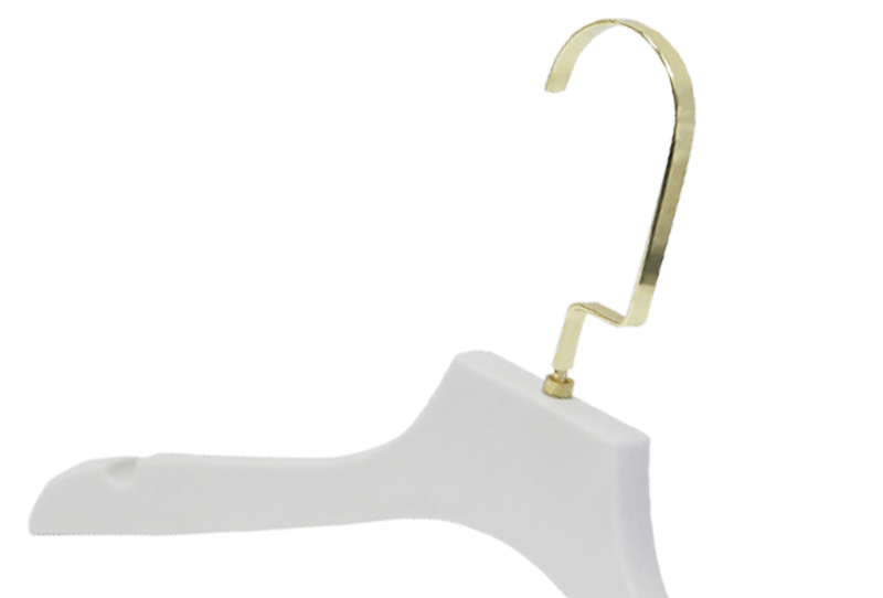 White Fashionable Simple Plastic Hanger