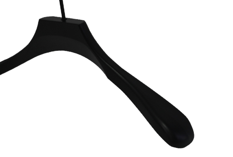 Black Lightweight and Practical Plastic Hanger