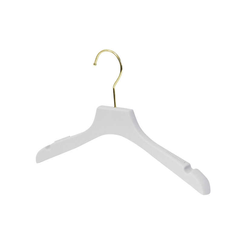 White Simple Anti-slip Practical Plastic Hanger