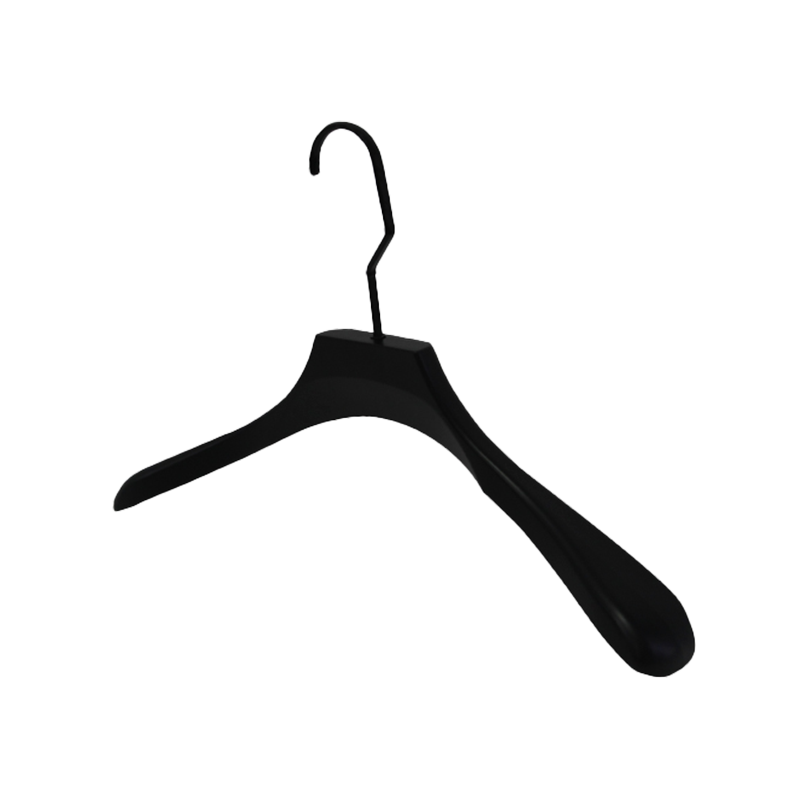 Black Lightweight and Practical Plastic Hanger